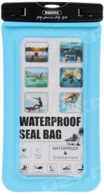 Waterproof phone case Remax RT-W2 plus, blue