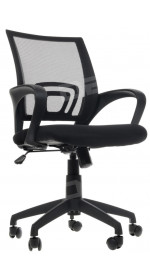 Office Chair DEXP ACCT Black [ Fabric/mesh, up to 120 kg, Black]