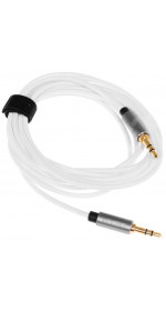 Cable 3.5 Jack (M) - 3.5 Jack (M), 2m, DEXP [JJMM2MPLW ]  white