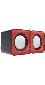 2.0 speakers Aceline ASP100 (red)