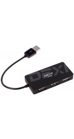 USB2.0 HUB 4-port DEXP [BT4-08] black