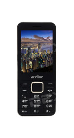 Feature Phone Aceline FC1 2.8" Gold GSM/2SIM/240x320/0.08Mp/MicroSD/BT/FM/1000mAh