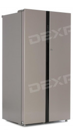 Refrigerator DEXP SBS510M silver