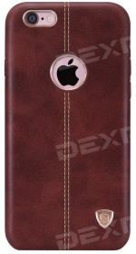 Nillkin Englon Series cover for iP6 ??/ 6s, synthetic leather, built-in metal plate / holder, brown
