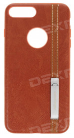 Nillkin Phenom Case for iP 7/8 plus, synthetic leather, light brown.