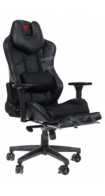Gaming Chair  ZET Force armor 2000-x [ Polyurethane/mesh, up to 150 kg, Black 8202]