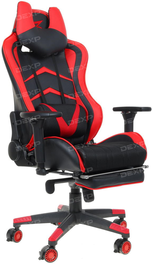 Gaming Chair  ZET Force armor 2000-x [ Polyurethane/mesh, up to 150 kg, Red 8202]
