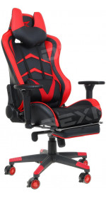 Gaming Chair  ZET Force armor 2000-x [ Polyurethane/mesh, up to 150 kg, Red 8202]