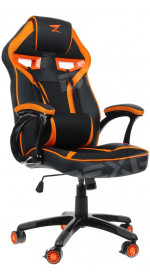 Gaming Chair  ZET Gun shield 20-x [ Polyurethane/mesh, up to 150 kg, Orange 8312]
