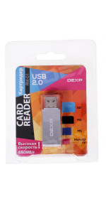 Card-readerDexp RM-01 [SD/MS/TF/M2/MicroSD] Silver