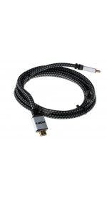 Cable HDMI (M) - HDMI (M), 1.5m, DEXP premium [STA-5010A015] ver.2.0, 4Kx2K; black/grey