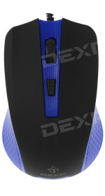 Wired mouse DEXP CM-904BU Black/Blue USB