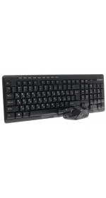 Wireless Keyboard+mouse DEXP KM-1001BU Black USB
