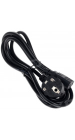Cable CEE 7/7 (M) - IEC 320 C13 (M), 2m, DEXP [HPC713200-0,75] 0,75sq.mm.; black