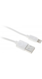 Cable 8 pin (M) - USB (M), 1m, FinePower [FPU8100WSi] 2.1A; white