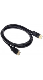 Cable DisplayPort (M) ? HDMI (M), 1,8m., DEXP [CDmHmBWi180]; black