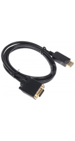 Cable DisplayPort (M) ? VGA (M), 1,8m., DEXP [CDmVmBWi180]; black