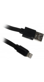Cable 8 pin (M) - USB (M), 1.5m, FinePower [FPU8BF150] 2.1A; black