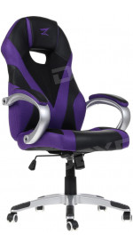 Gaming Chair  ZET Gun Shield 10 [ Polyurethane/mesh, up to 120 kg, Purple 8313]