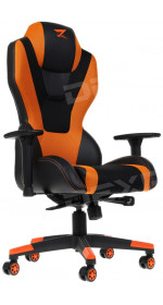 Gaming Chair ZET Chaos guard 200 [ Polyurethane/mesh, up to 150 kg, Orange 8198]