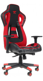 Gaming Chair ZET Chaos guard 300 [ Polyurethane/mesh, up to 150 kg, Red 8205]