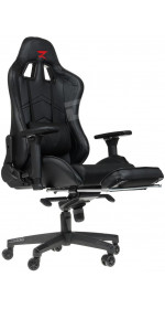 Gaming Chair  ZET Force armor 2000 [ Polyurethane/mesh, up to 150 kg, Black 8202]