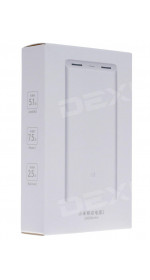 Power bank 20000 mAh Xiaomi Mi Power 2 (2xUSB, QC 3.0 18W in / 15 out, white) [PLM05ZM White]