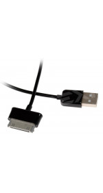 Cable 30pin (M) - USB (M), 1m, DEXP [SGT100B] black