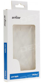 Aceline TC-003 cover for iP 7/8, plastic + silicone, transparent