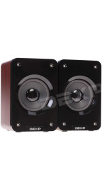 2.0 speakers Dexp R120 (brown)