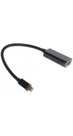 Adaptor Mini DisplayPort (M) ? HDMI (F), FinePower [AmDmHfBWi]; black