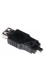 Adaptor USB (F) - micro USB (M) DEXP [AU2FMIUM] OTG, black