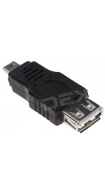 Adaptor USB (F) - mini USB (M) DEXP [AU2FMUM] OTG, black
