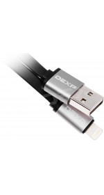 Cable 8 pin (M) - USB (M), 1m, DEXP [8UFSi100RevW] 2A; black
