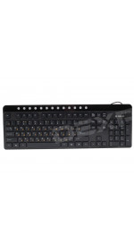 Wired keyboard DEXP K-203BU Black USB