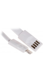 Cable 8 pin - USB (M), 1.5m, DEXP [U8WF150] 1,5A; white