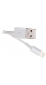 Cable 8 pin (M) - USB (M), 1.5m, DEXP [U8WST150] 1,5A; white