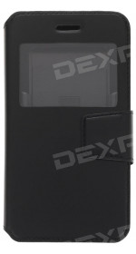 Aceline universal flip book size XL,, 4.8-5.2 ", synthetic leather, black