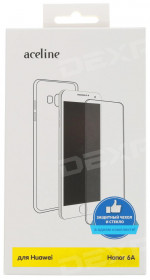 Aceline TCG-030 Cover + Protective glass for 6A, plastic + silicone, transparent