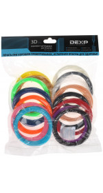 Set of ABS plastic DEXP for 3D pens [15 colors * 1.75mm*10m]?