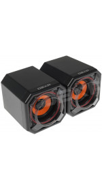 2.0 speakers Dexp R150 (black+orange)