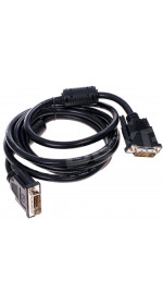 Cable DVI-D (M) - DVI-D (M), 2m, DEXP [DmDmBSi200] Dual Link; black