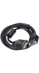 Cable SVGA (M) - SVGA (F), 2m, DEXP [SmSfBSi200] black