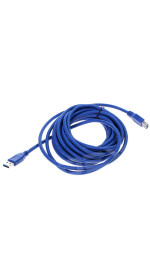 Cable USB 3.0 A (M) - USB A (F), 5m, DEXP [UamUafBSi500V3] blue